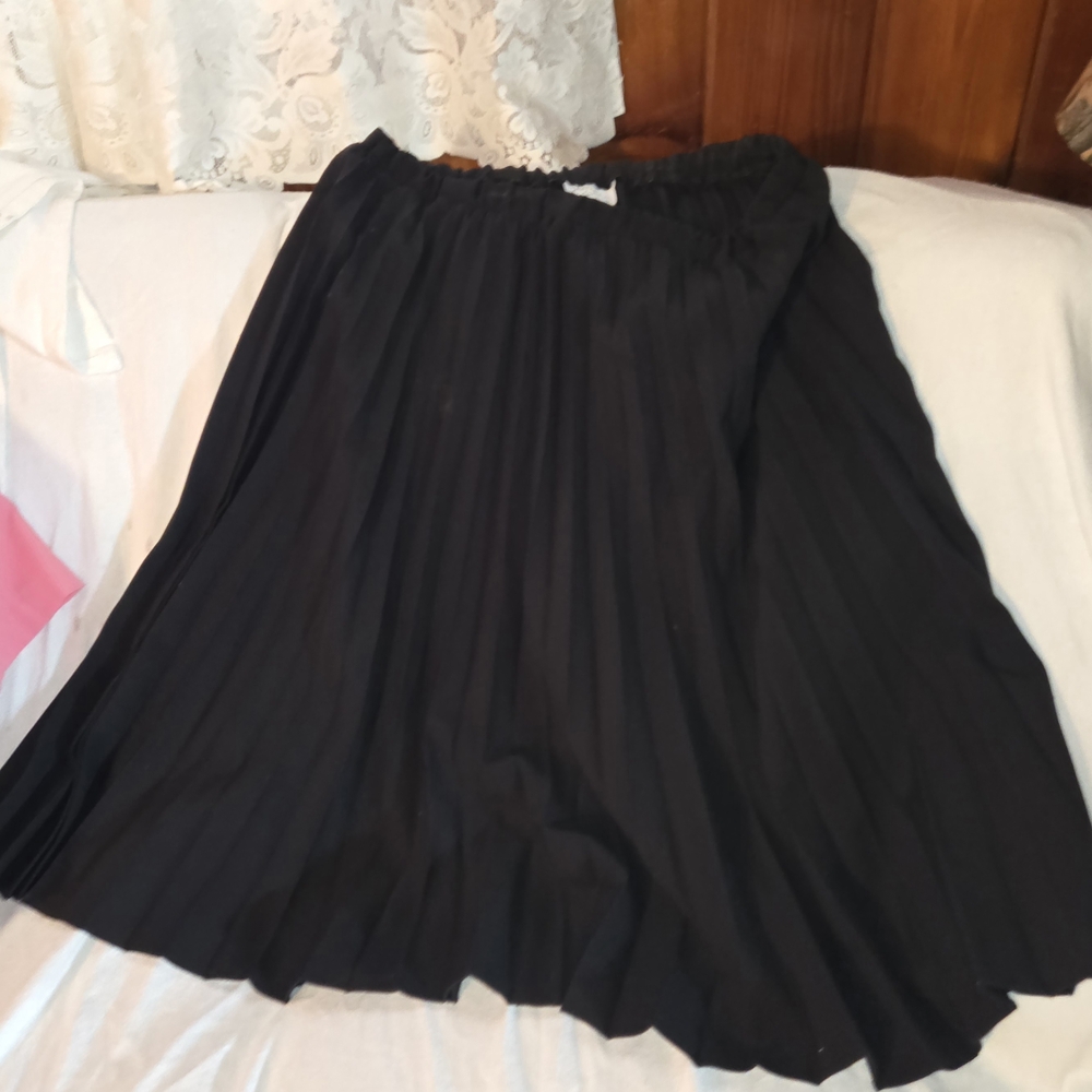 Chic Black A-Line Skirt